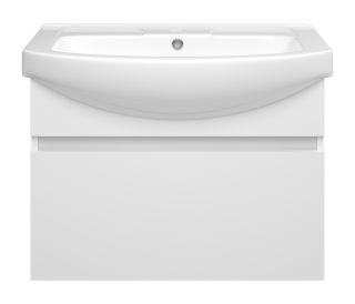 Подвесная тумба под раковину Misty Монро 75см белый