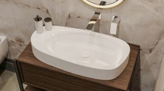 Раковина Whitecross Moonstone F 0732.070035.100 70см белый глянец