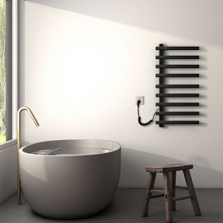 Полотенцесушитель электрический Black & White Moon 355BI