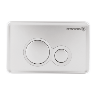 Клавиша смыва BETTOSERB 40006464 хром глянец TWIN