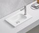 Раковина Gid N3340 71170 встраиваемая сверху белая 40.5x26x10