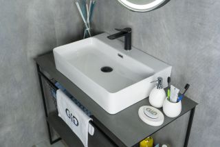 Раковина Gid N9256 51172 накладная белая 60x42x14