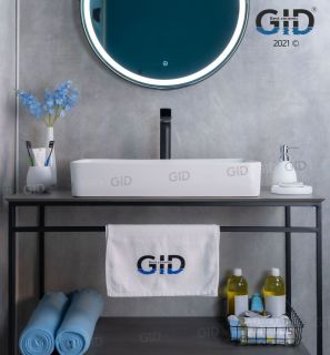 Раковина Gid N9396 51140 накладная белая 60x34x11