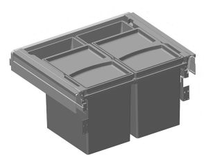 Система сортировки мусора Alveus 1107928 ALBIO 50 SET 2X17L+2X1 L