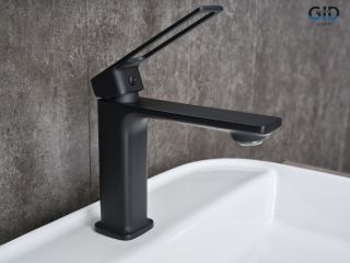 Смеситель для раковины Gid Niagara L057-BM-K L057BMK черный матовый