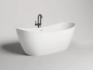 Ванна из искусственного камня Salini Noemi S-Sense 101712GRH 170x75см RAL снаружи