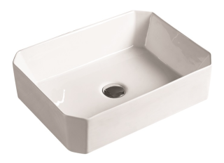 Раковина накладная SantiLine SL-1013 50см белый