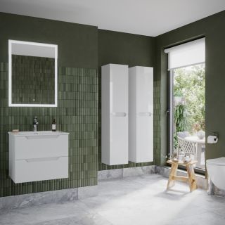 Подвесная тумба под раковину Sancos Norma 2.0 NR2.060W 60см белый глянец