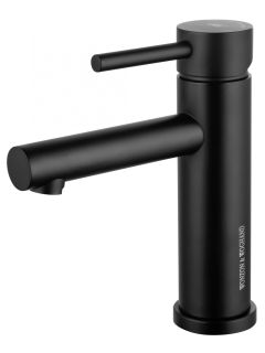 Смеситель для раковины Wonzon & Woghand WW-H9089-MB чёрный матовый