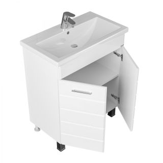 Напольная тумба под раковину Санта Омега 207037 70 см белый