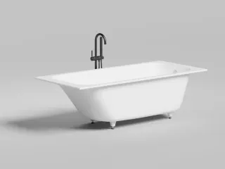 Ванна из искусственного камня Salini Orlanda S-Sense 102012MRH 180x80см RAL снаружи