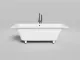 Ванна из искусственного камня Salini Orlanda Axis Kit S-Sense 103313M 170x75см белый матовый