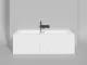 Ванна из искусственного камня Salini Orlanda Axis Kit S-Stone 103322M 180x80см белый матовый