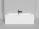 Ванна из искусственного камня Salini Orlanda Axis S-Sense 103211M 190x80см белый матовый