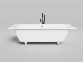 Ванна из искусственного камня Salini Orlanda Axis Kit S-Sense103311G 190x80см белый глянцевый