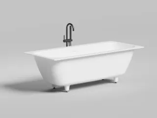 Ванна из искусственного камня Salini Orlanda Axis Kit S-Sense 103312MRF 180x80см RAL полностью