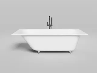 Ванна из искусственного камня Salini Orlanda Kit S-Sense 102112MRF 180x80см RAL полностью