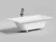 Ванна из искусственного камня Salini Orlanda Plus Kit S-Sense 102114M 190x100см белый матовый