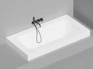 Ванна из искусственного камня Salini Orlanda Plus Kit S-Stone 102124MRH 190x100см RAL снаружи