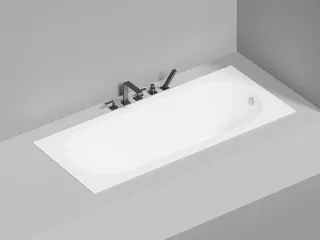 Ванна из искусственного камня Salini Ornella S-Sense 102312G 180x80см белый глянцевый