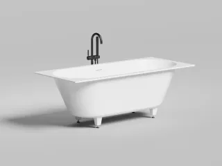 Ванна из искусственного камня Salini Ornella Axis Kit S-Sense 103513MRF 170x75см RAL полностью