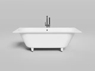 Ванна из искусственного камня Salini Ornella Axis S-Stone 103423MRH 170x75см RAL снаружи