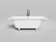 Ванна из искусственного камня Salini Ornella Axis S-Stone 103423MRF 170x75см RAL полностью