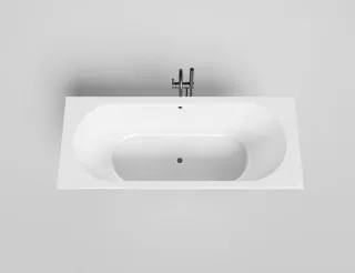 Ванна из искусственного камня Salini Ornella Axis S-Stone 104623M 170x70см белый матовый