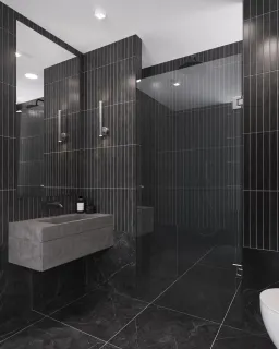 Душевая дверь на монопетле by Deonria D-198-80-6-T-HM 80см хром матовый/прозрачный