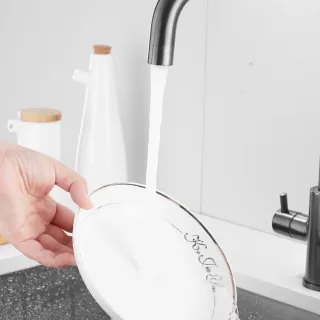 Смеситель для кухни Shevanik S228T с подключением фильтра оружейная сталь