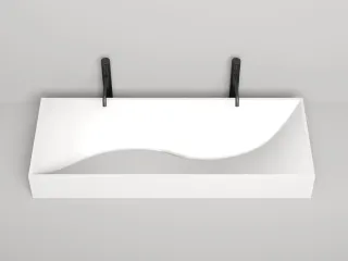 Накладная раковина Salini Sonata S-Stone 1401201M 120см белый матовый