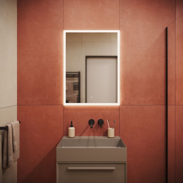 Зеркало с подсветкой Sancos Palace PA600 60см с сенсорным выключателем