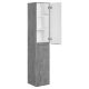 Шкаф-колонна Vincea Paola VSC-2P170BT-L 35 см бетон