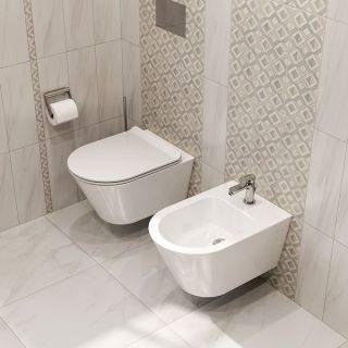 Биде подвесное Kerama Marazzi Plaza Modern PLM.bidet.02 белый