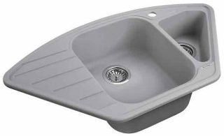 Мойка кухонная Paulmark Weise PM529050-GRM серый металлик