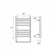 Полотенцесушитель электрический Point Аврора PN10156SE 50x60см П8 хром
