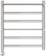 Полотенцесушитель электрический Point Артемида PN14156PE 50x60см с двумя полками левый/правый хром