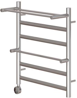 Полотенцесушитель электрический Point Артемида PN14156PE 50x60см с двумя полками левый/правый хром