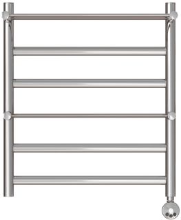 Полотенцесушитель электрический Point Артемида PN14156PE 50x60см с двумя полками левый/правый хром