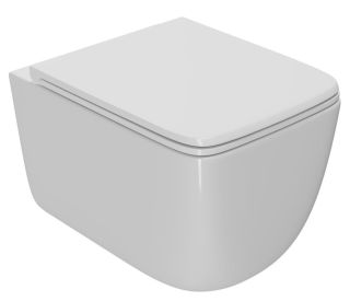 Подвесной унитаз Point Меркурий PN41831 безободковый белый