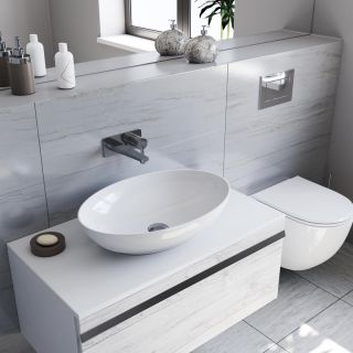 Раковина Point Сатурн PN43901 63см белый