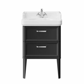 Тумба под раковину Kerama Marazzi Pompei PO.M.60.2\BLK 60 см чёрный