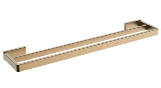 Двойной полотенцедержатель ABBER Westen AA1757G 60см золото матовое