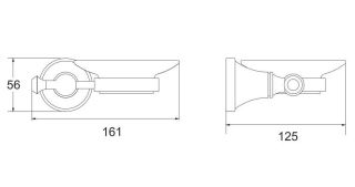 Мыльница Rose RG1903H чёрный