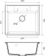 Мойка кухонная GranFest CLASSIC Q-561 черный