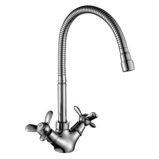 Смеситель для кухонной мойки Rossinka Q02-75 Хром