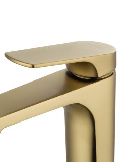 Смеситель для раковины Wonzon & Woghand WW-A40492-BG брашированное золото