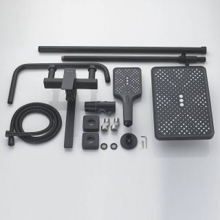 Душевая стойка Shevanik S6136H чёрный