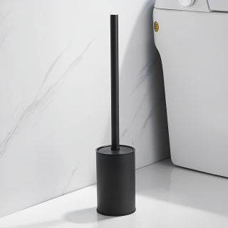 Ершик для унитаза напольный Maretti Umbria Black UMB56N24, черный