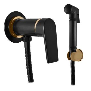 Гигиенический душ со смесителем Rav Slezak Colorado CO147/1CMATZ черный золото